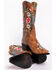 Image #5 - Macie Bean Women's Rose Garden Western Boots - Snip Toe, Honey, hi-res