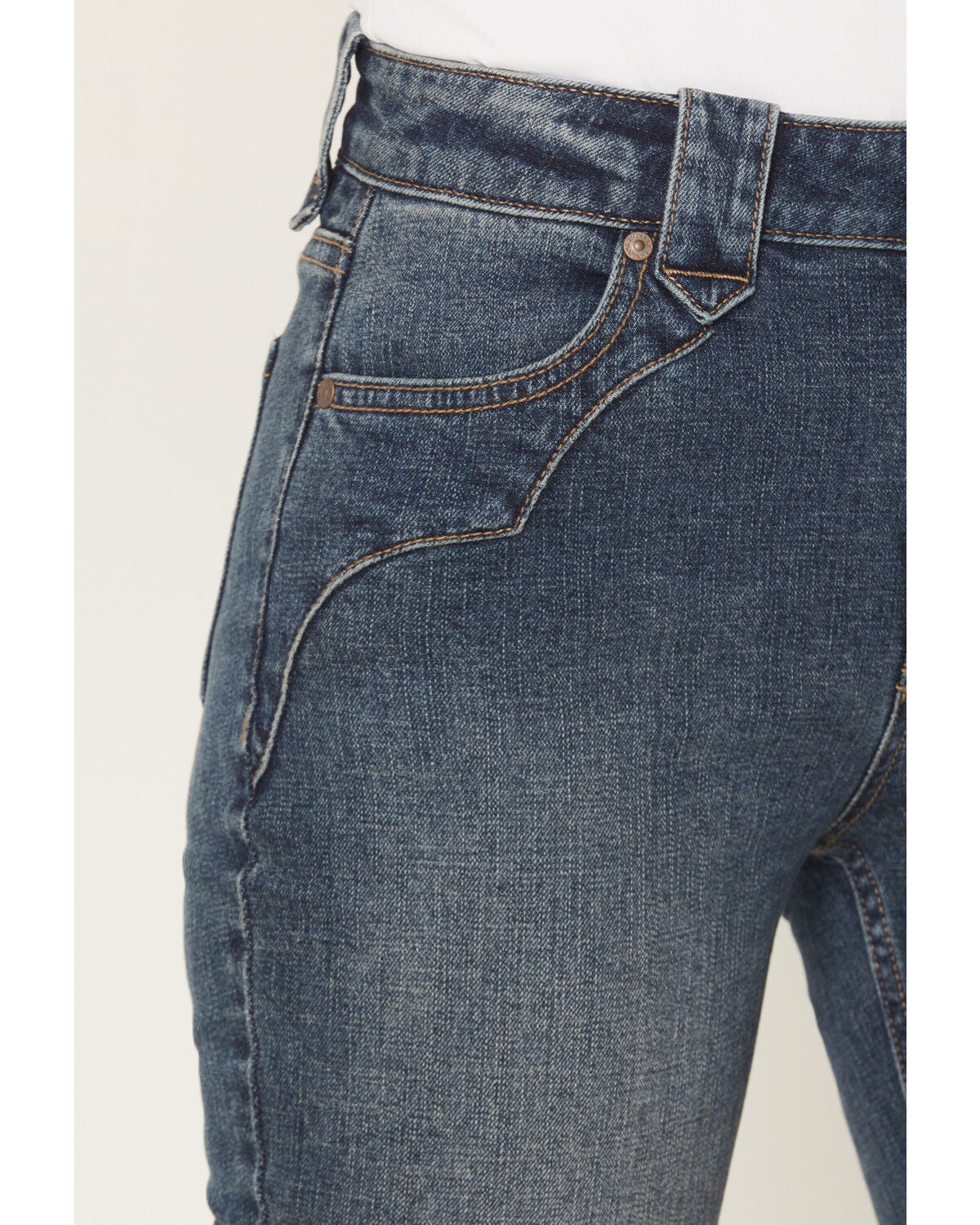 Image #2 - Shyanne Women's Grand Dark Wash High Rise Flare Stretch Denim Jeans, Dark Wash, hi-res