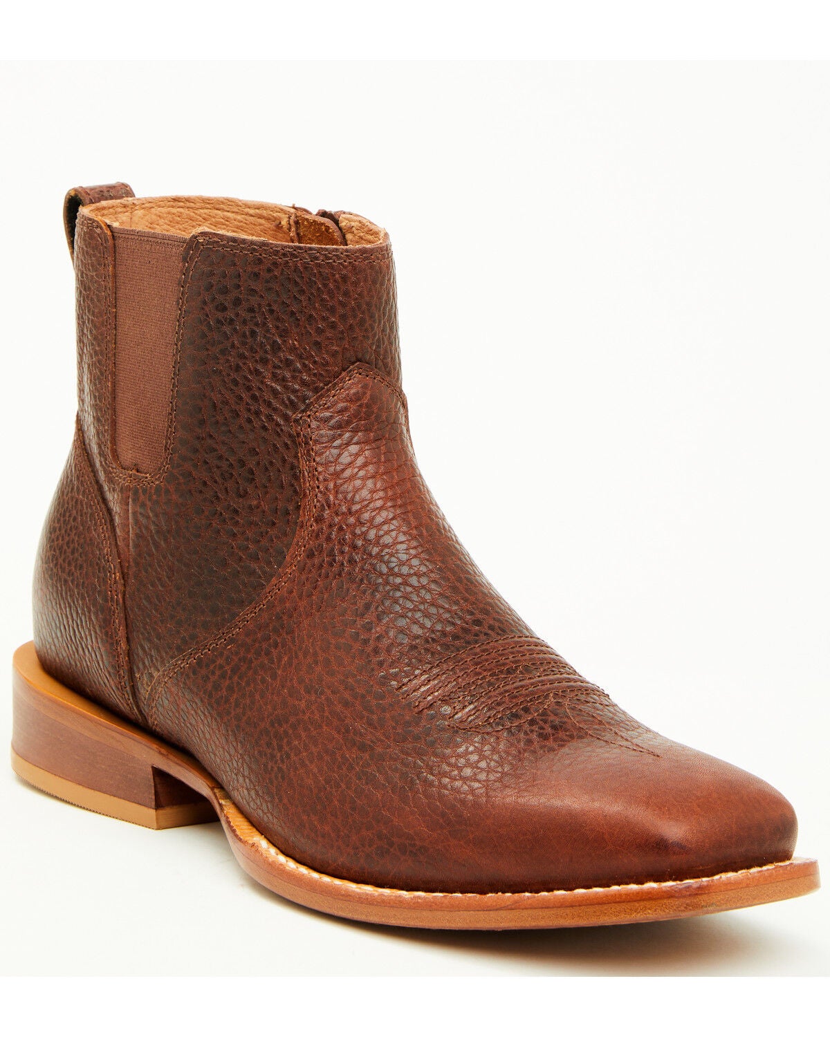 Twisted X Men's 6" Tech X&trade; Chelsea Boots - Broad Square Toe, Brown, hi-res