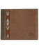 Justin Men's Card Case Wallet, Brown, hi-res