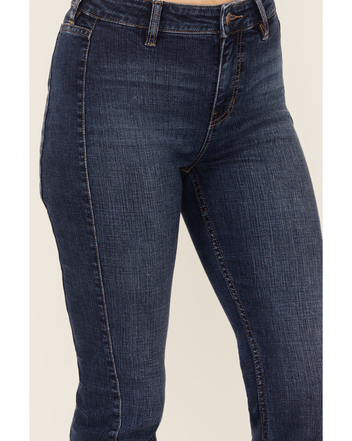 Image #2 - Shyanne Women's Dark Wash Delaney Flare Stretch Denim Jeans, Dark Wash, hi-res