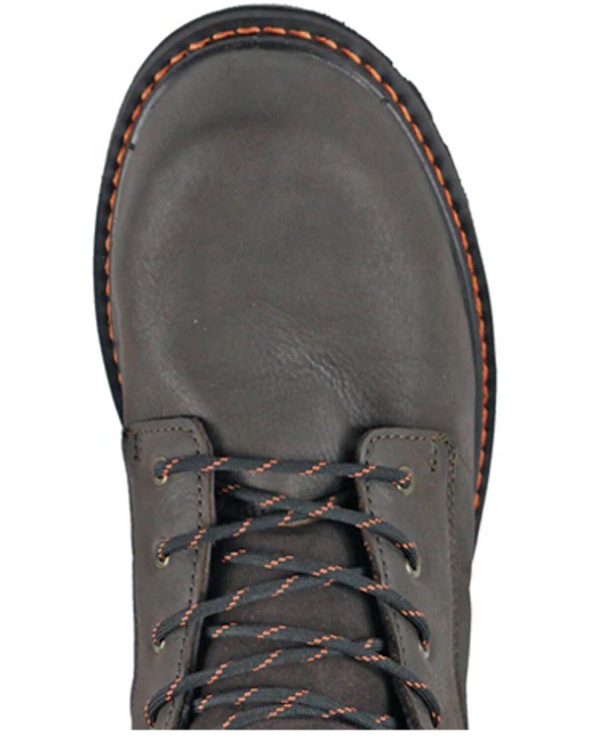 Image #6 - Hoss Men's 6" Carson Work Boots - Soft Toe, Brown, hi-res
