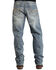Stetson 1520 Fit Classic "X" Stitched Jeans - Big & Tall, Med Wash, hi-res
