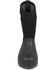 Bogs Boys' Neo Classsic Black Outdoor Boots - Round Toe, Black, hi-res