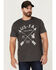 Image #1 - Flag & Anthem Men's Surplus Goods Graphic T-Shirt, Charcoal, hi-res
