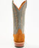 Image #5 - Horse Power Men's Ginger Suede Western Boots - Square Toe, Tan, hi-res