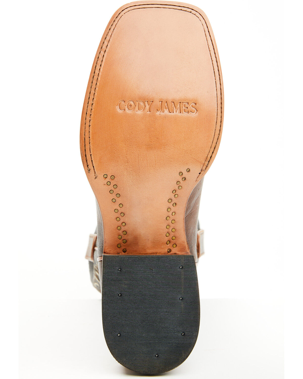 Image #7 - Cody James Men's Ryder Western Boots - Broad Square Toe, Brown, hi-res