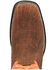 Image #6 - Durango Men's Rebel Performance Western Boots - Square Toe, Orange, hi-res