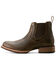 Image #2 - Ariat Men's Hybrid Low Boy Chelsea Western Boots - Round Toe, Brown, hi-res