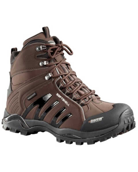 Baffin Men's Zone Waterproof Outdoor Winter Boots - Soft Toe, Brown, hi-res