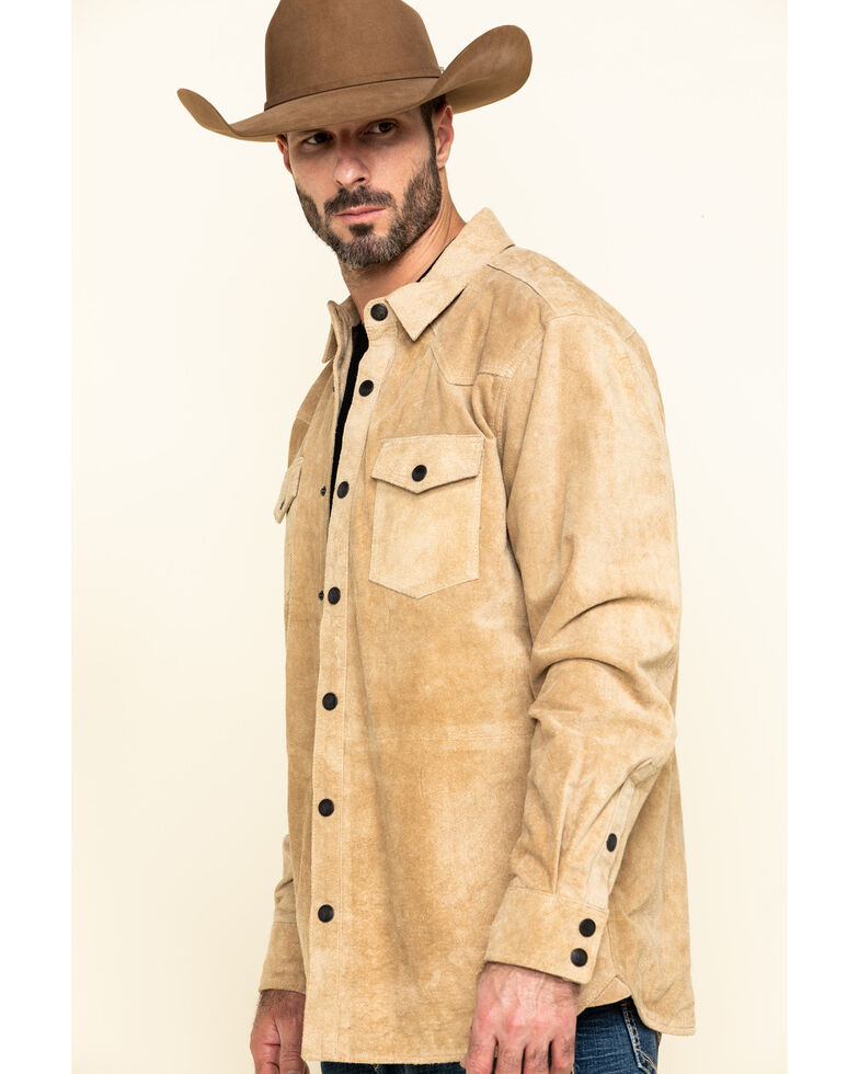 Moonshine Spirit Men S Auckland Long Sleeve Suede Shirt Jacket Country Outfitter