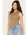 Image #2 - Free People Women's Kate Tee, Olive, hi-res