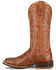 Image #3 - Tony Lama Women's Helena Western Boots - Broad Square Toe, Cognac, hi-res
