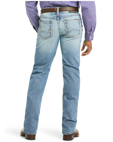 Image #2 - Ariat Men's M2 Stirling Shasta Low Rise Bootcut Jeans - Big , Blue, hi-res