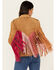 Image #1 - Western & Co Women's Fringe Suede Biker Jacket, Tan, hi-res