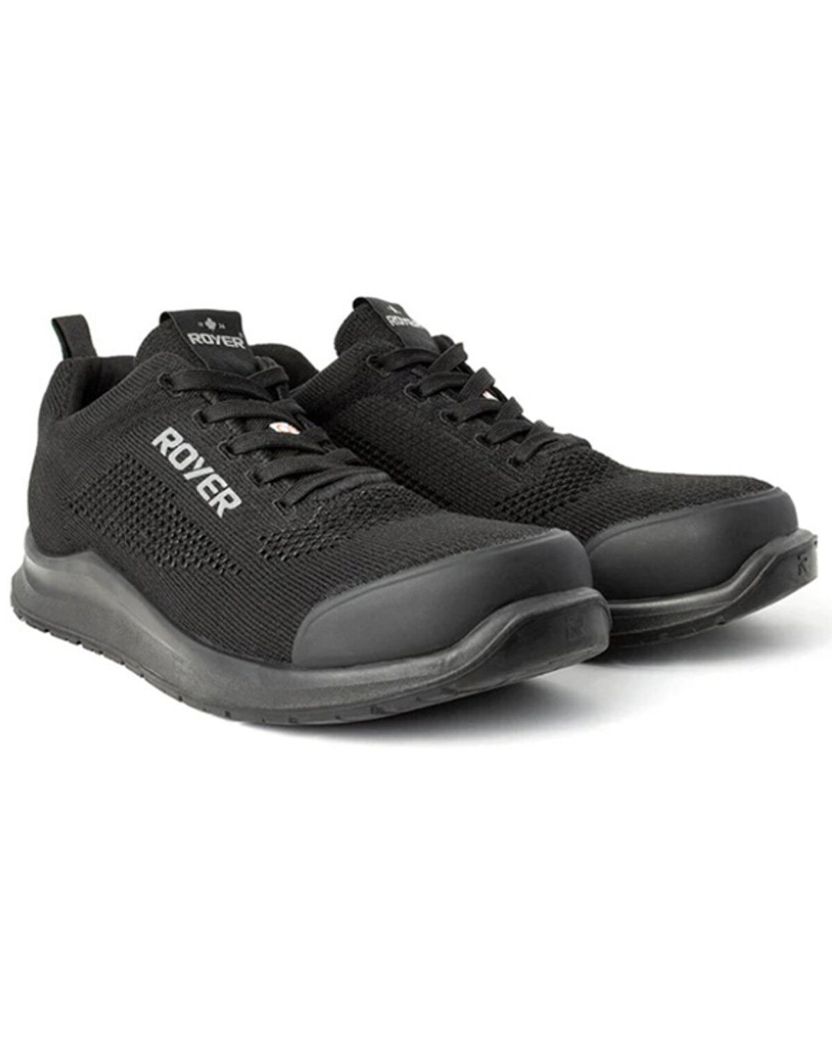 Image #1 - ROYER Men's Rush Work Shoes - Aluminum Toe, Black, hi-res