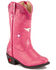 Smoky Mountain Girls' Stars Light Up Pink Boots, Hot Pink, hi-res