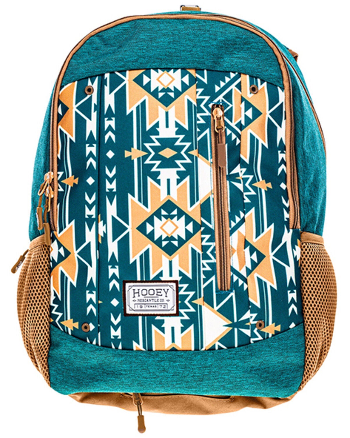 Image #1 - Hooey Rockstar Southwestern Print Backpack, Turquoise, hi-res
