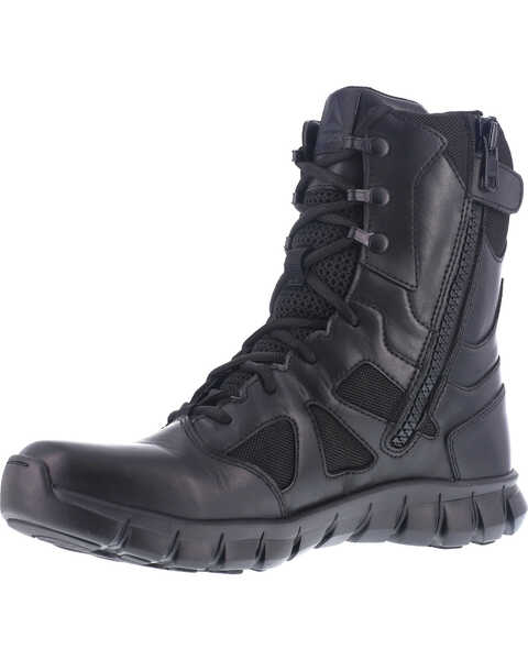 Image #2 - Reebok Women's 8" Sublite Cushion Tactical Boots, Black, hi-res