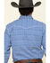 Wrangler 20X Men's Advanced Comfort Blue Geo Print Poplin Long Sleeve Western Shirt , Blue, hi-res