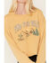 Image #2 - Cleo + Wolf Women's Find Your Wild Graphic Cropped Sweatshirt, Ivory, hi-res