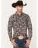 Cody James Men's Johnny Ringo Long Sleeve Snap Western Shirt, Red, hi-res