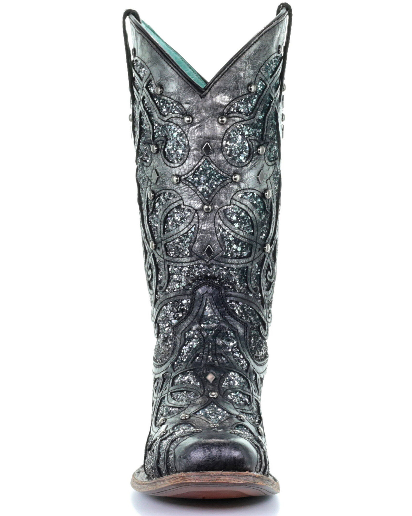 Product Name: Corral Women's Glitter Inlay Western Boots - Square Toe
