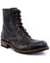 Image #1 - Bed Stu Men's Lux Protege Black Lace-Up Casual Boot - Round Toe, Black, hi-res