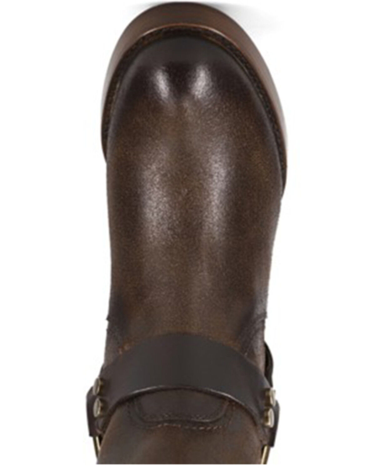 Image #6 - Frye Women's Jean Harness Fashion Boots - Round Toe, Chocolate, hi-res