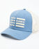 Image #1 - Hawx Men's Stars & Stripes Logo Embroidered Mesh-Back Ball Cap , Medium Blue, hi-res