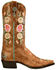 Image #2 - Macie Bean Women's Rose Garden Western Boots - Snip Toe, Honey, hi-res