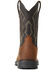 Image #3 - Ariat Men's Rigtek H20 Distressed Waterproof Work Boots - Composite Toe, Brown, hi-res