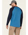 Image #4 - Hawx Men's Original Baseball Crew Long Sleeve Work T-Shirt , Blue, hi-res