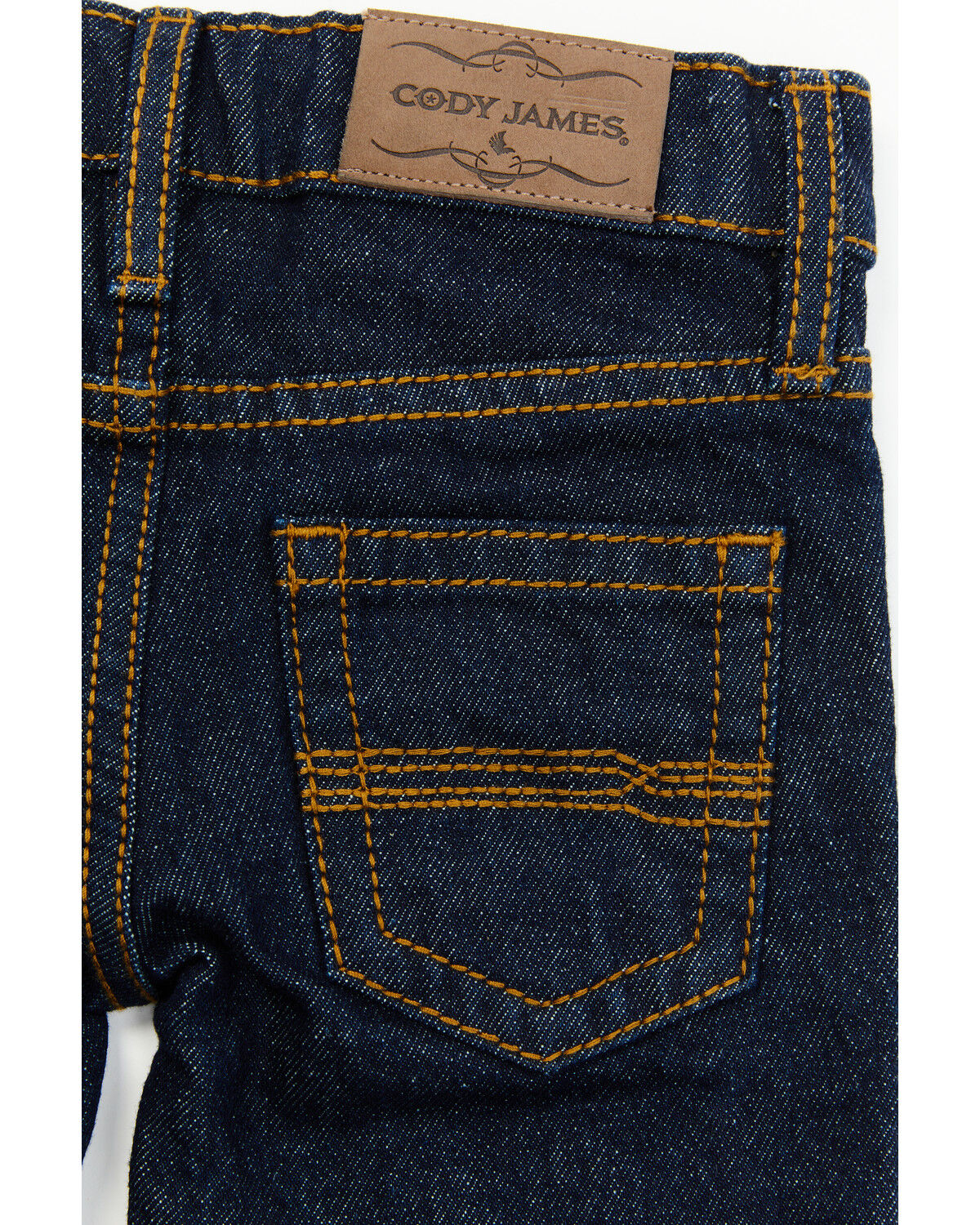 Image #4 - Cody James Toddler Boys' Annex Stretch Slim Straight Jeans, Dark Wash, hi-res