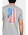 Image #5 - Ariat Men's Rebar Cotton Strong American Grit Short Sleeve Work T-Shirt , Heather Grey, hi-res