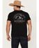 Image #1 - Panhandle Slim Men's Cowboy Short Sleeve Graphic T-Shirt, Black, hi-res