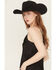 Image #2 - Originality Women's Solid Sleeveless Satin Cami, Black, hi-res