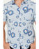 Image #2 - Brixton Men's Charter Floral Print Short Sleeve Button-Down Shirt, Light Blue, hi-res