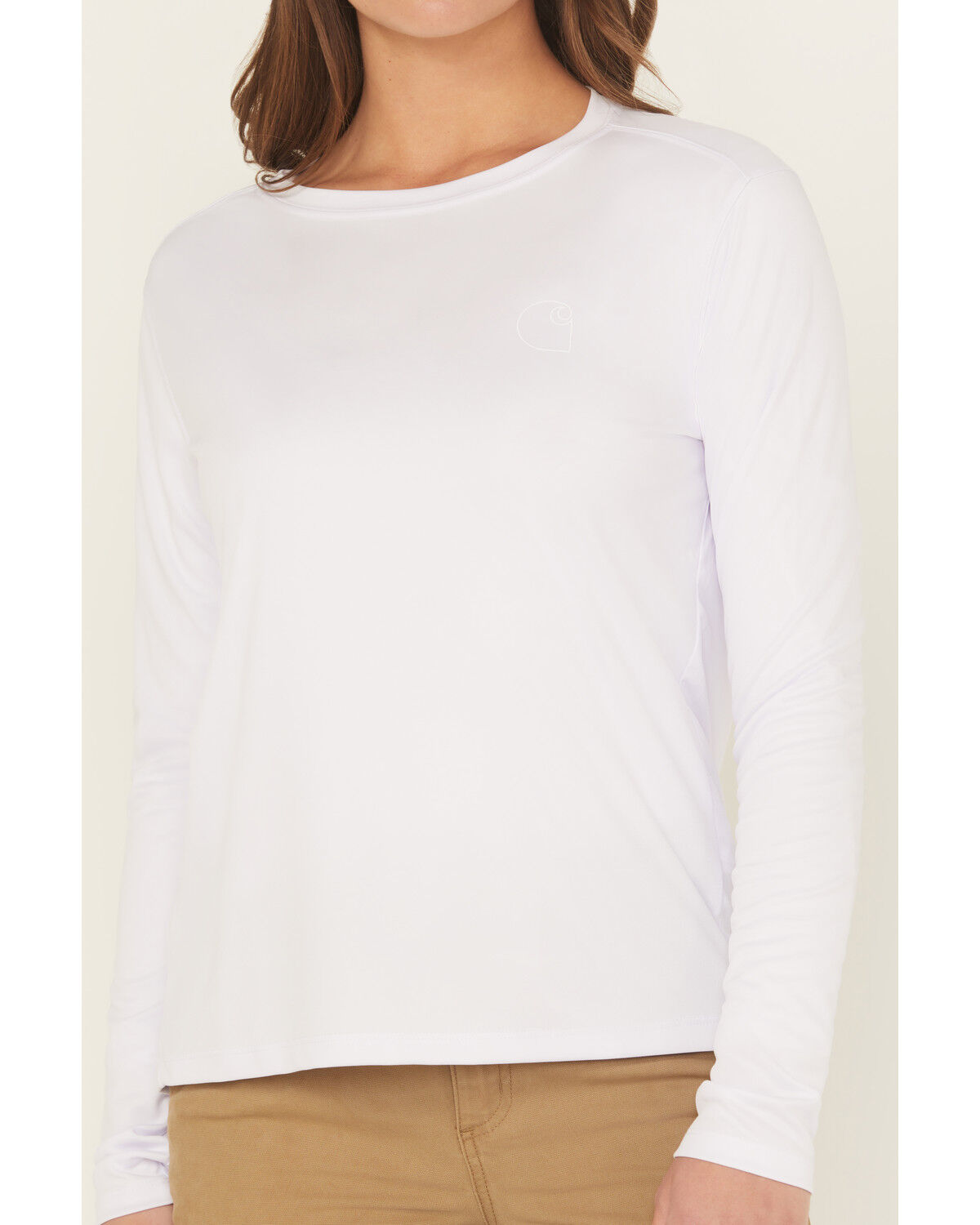 Image #3 - Carhartt Women's Force Sun Defender™ Relaxed Fit Lightweight Long Sleeve Graphic Work Tee, Lavender, hi-res