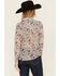 Image #4 - Shyanne Women's Printed Long Sleeve Fringe Button-Down Western Shirt, Natural, hi-res