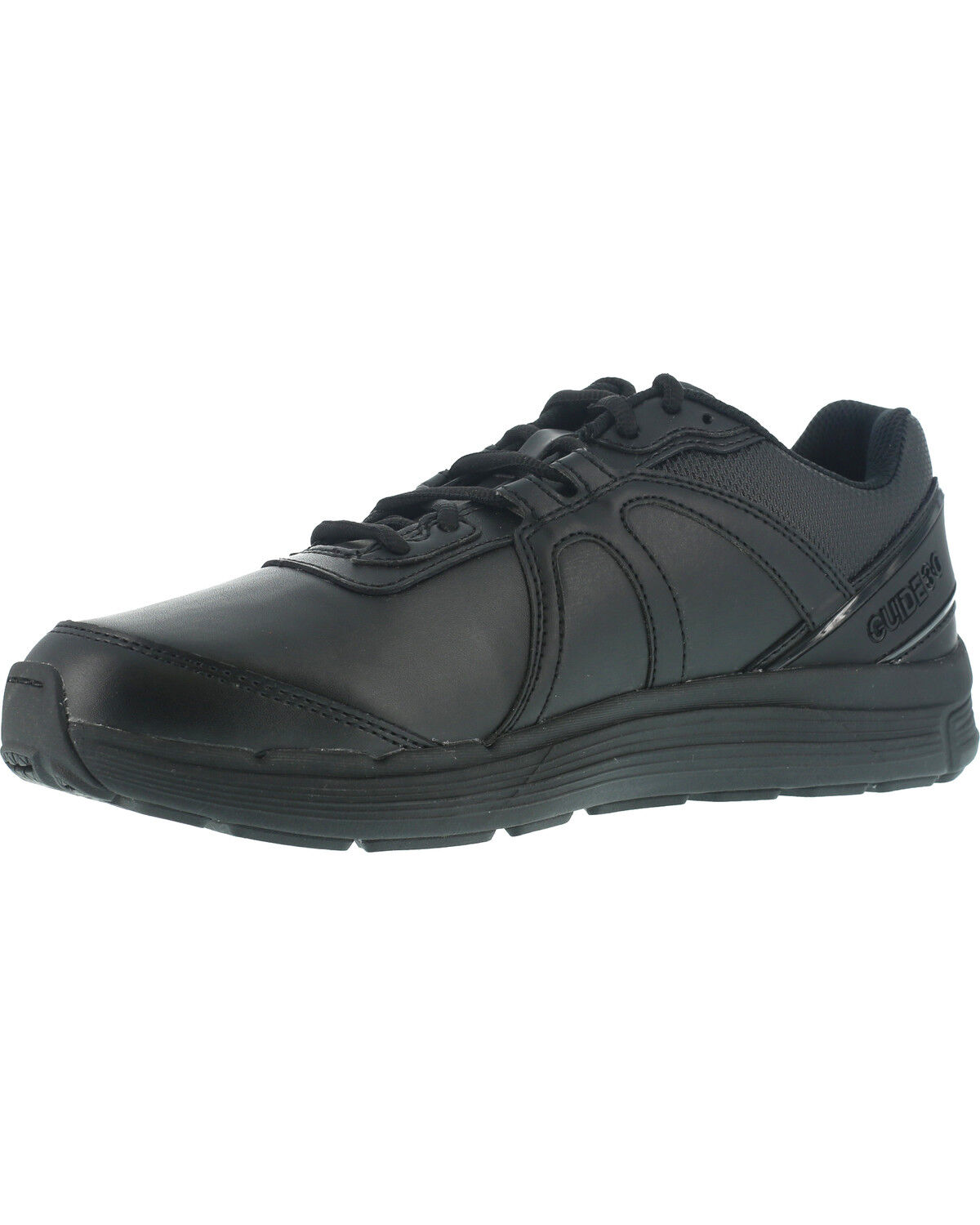Image #2 - Reebok Women's Guide Athletic Oxford Work Shoes - Soft Toe, Black, hi-res