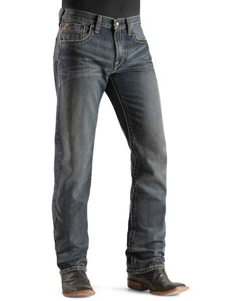 Image #2 - Ariat Men's M5 Arrowhead Deadrun Wash Jeans - Big & Tall, Denim, hi-res
