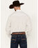 Image #4 - Roper Men's KC Geo Print Long Sleeve Snap Western Shirt, White, hi-res