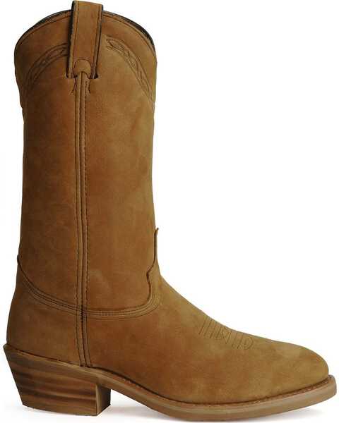 Image #2 - Abilene Men's Western Work Boots - Steel Toe, Dirty Brn, hi-res
