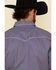 Wrangler 20X Men's Advanced Comfort Small Geo Print Long Sleeve Western Shirt , Blue, hi-res
