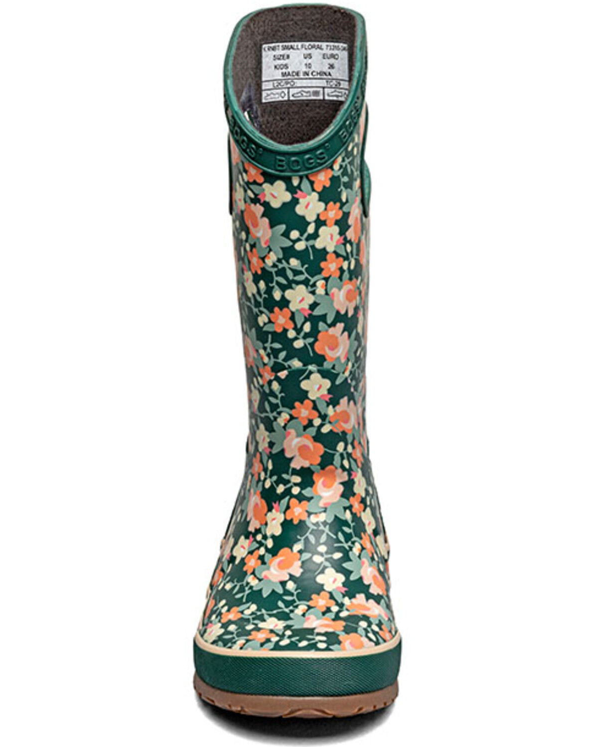 Image #4 - Bogs Girls' Floral Rainboots, Multi, hi-res