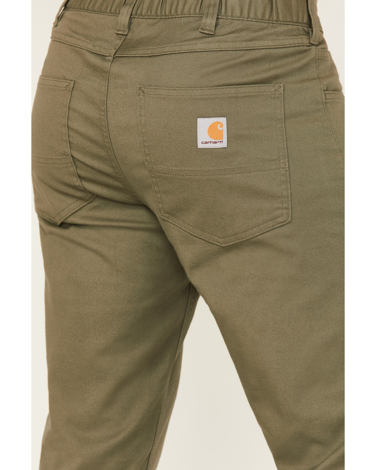 Image #4 - Carhartt Men's Force® Relaxed Fit Straight Pants, Olive, hi-res