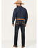 Image #3 - Rock & Roll Denim Men's Revolver Dark Wash Slim Straight Stretch Denim Jeans, Dark Wash, hi-res