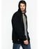 Image #3 - Hawx Men's Zip-Front Thermal Lined Hooded Jacket - Tall, Black, hi-res
