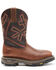 Image #2 - Cody James Men's ASE7 Decimator Western Work Boots - Composite Toe, Dark Brown, hi-res